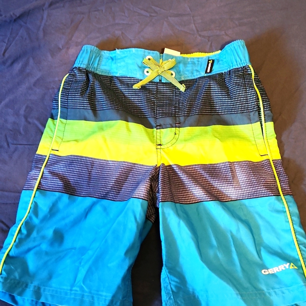 Boys swim trunks blue - S 7/8